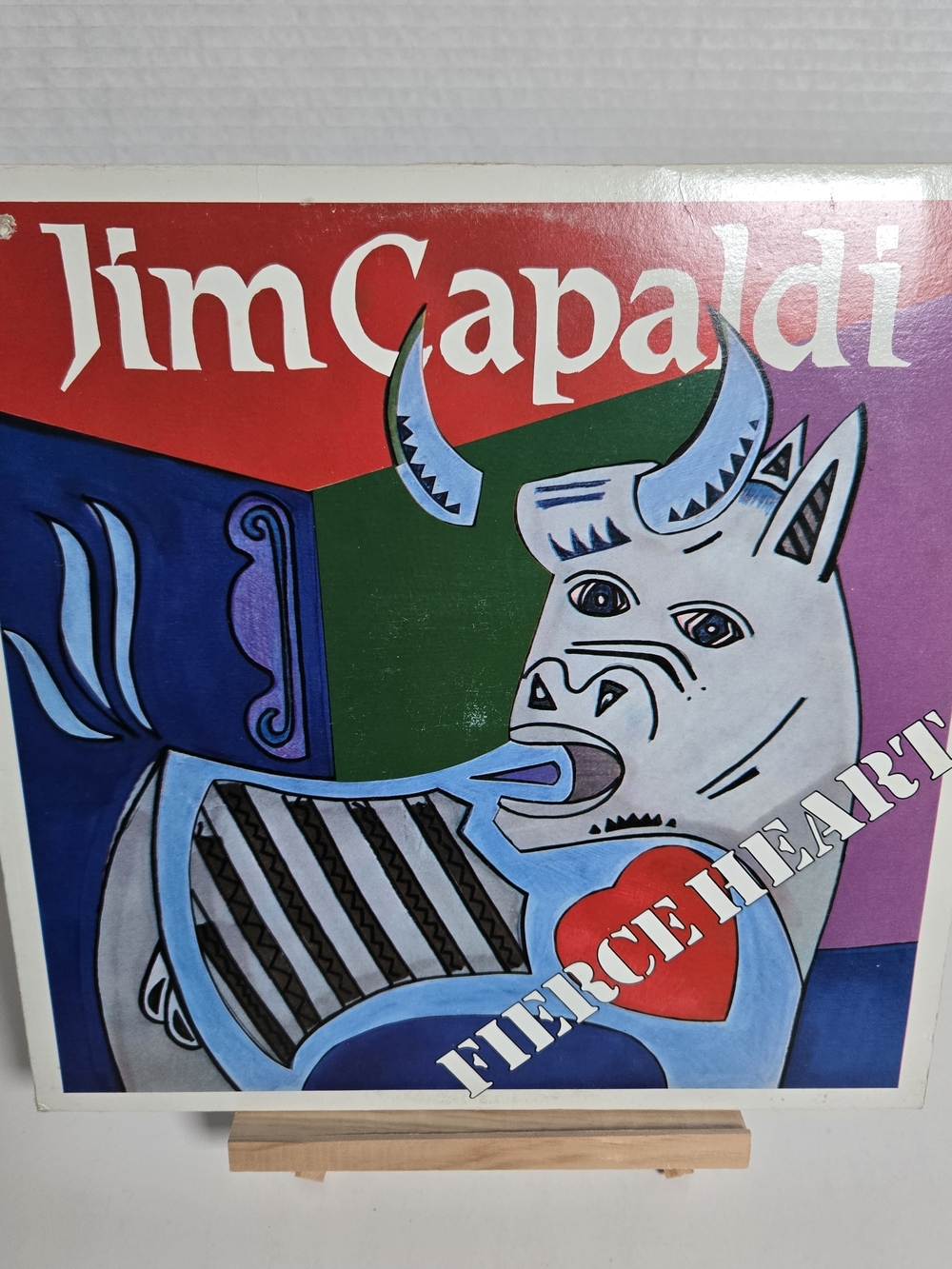 Jim Capaldi Fierce Heart Vinyl Record